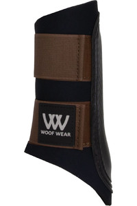2023 Woof Wear Club Brushing Boots WB0003 - Black / Mocha